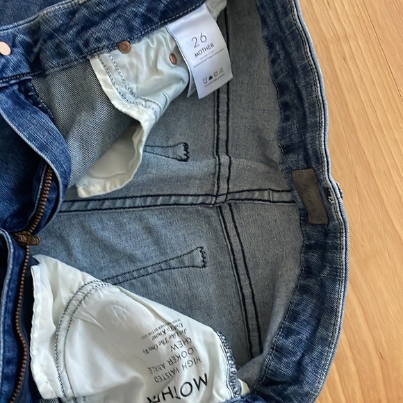 Mother high waisted looker ankle crew jeans size 26 - Picture 2 of 3